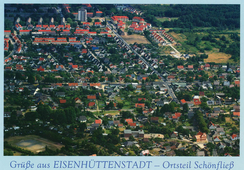 Luftbild Ortsteil Schönfließ