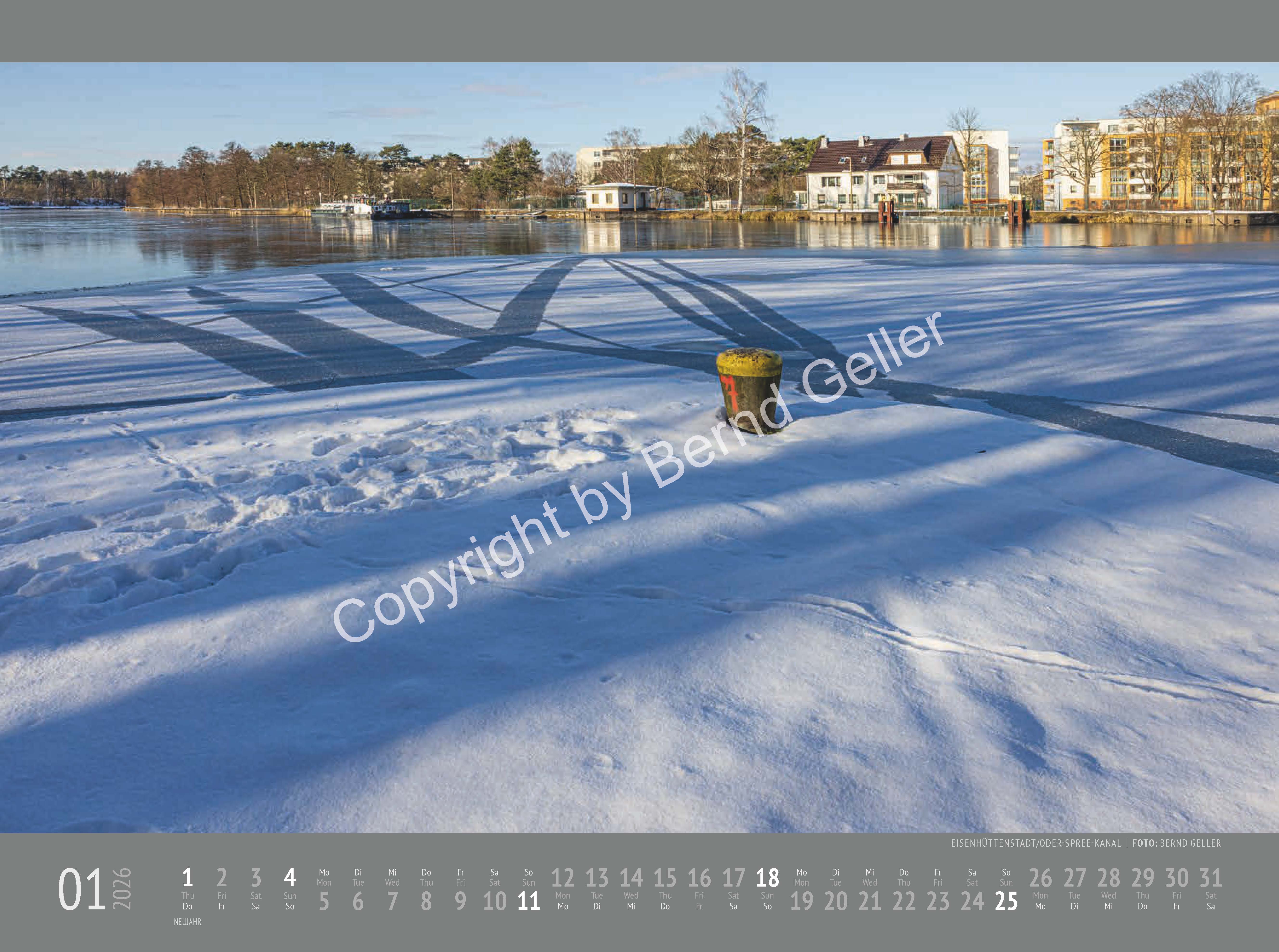 Kalender von Bernd Geller 2024 Eisenhüttenstadt