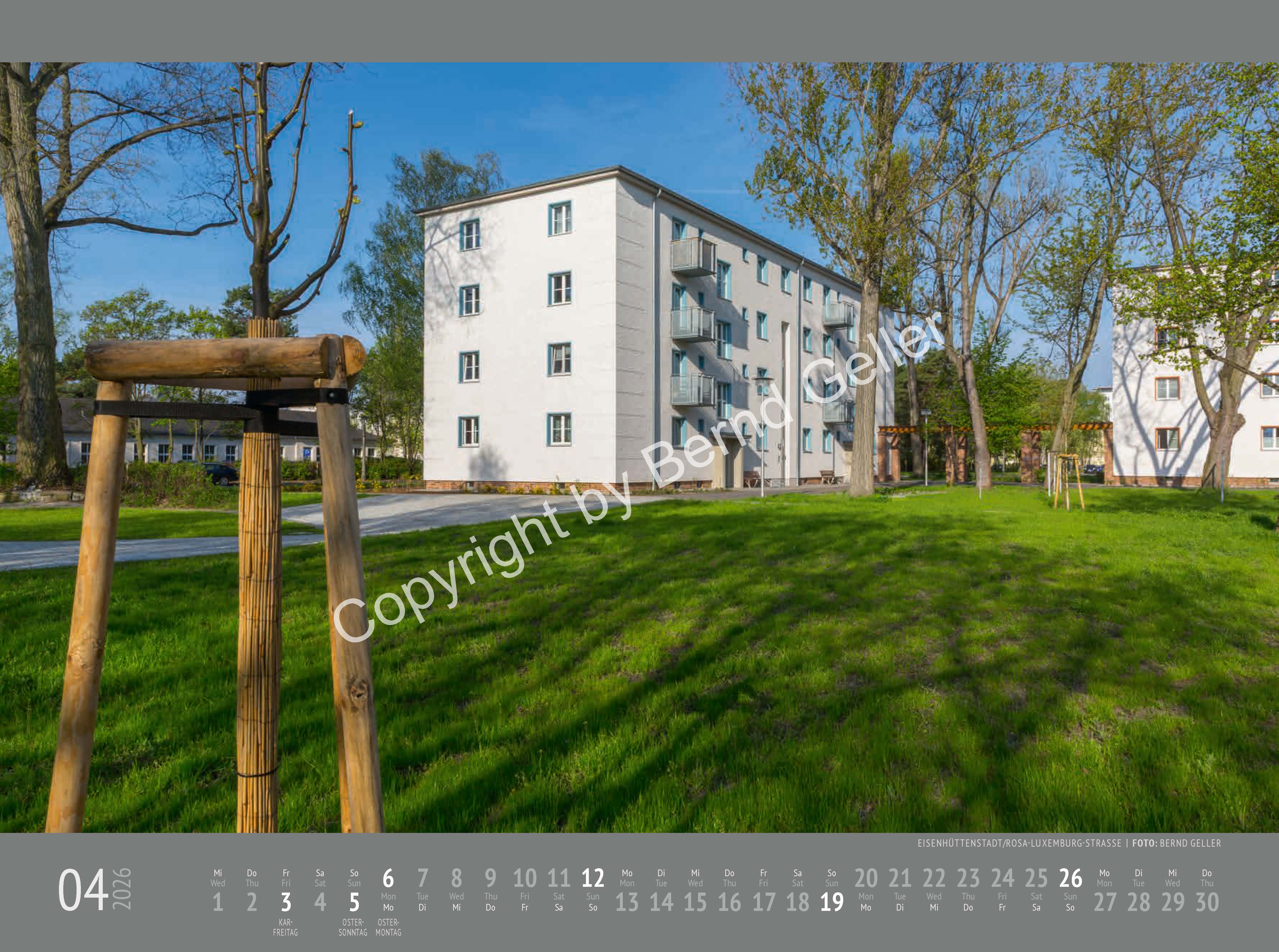 Kalender von Bernd Geller 2024 Eisenhüttenstadt