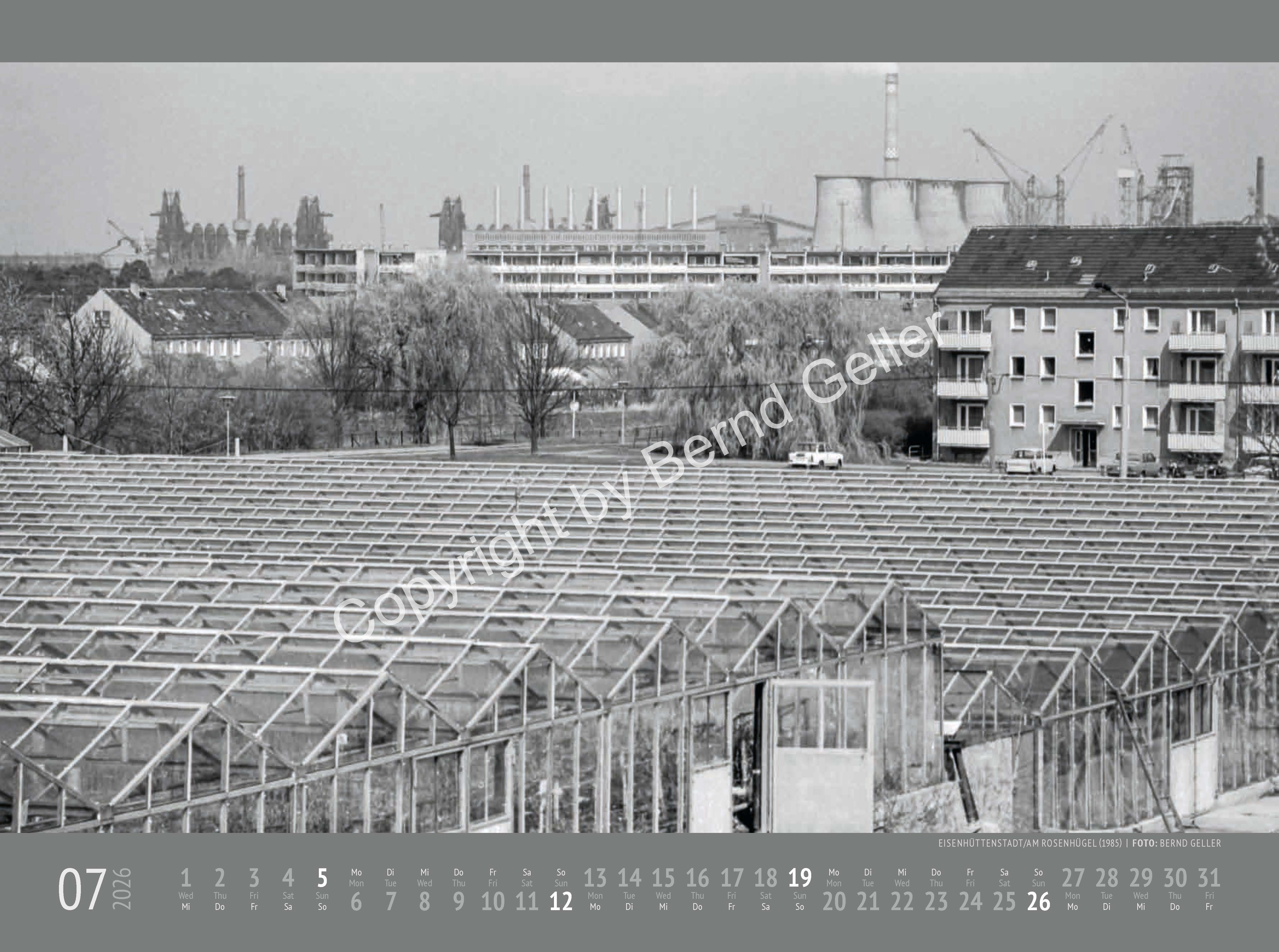 Kalender von Bernd Geller 2024 Eisenhüttenstadt