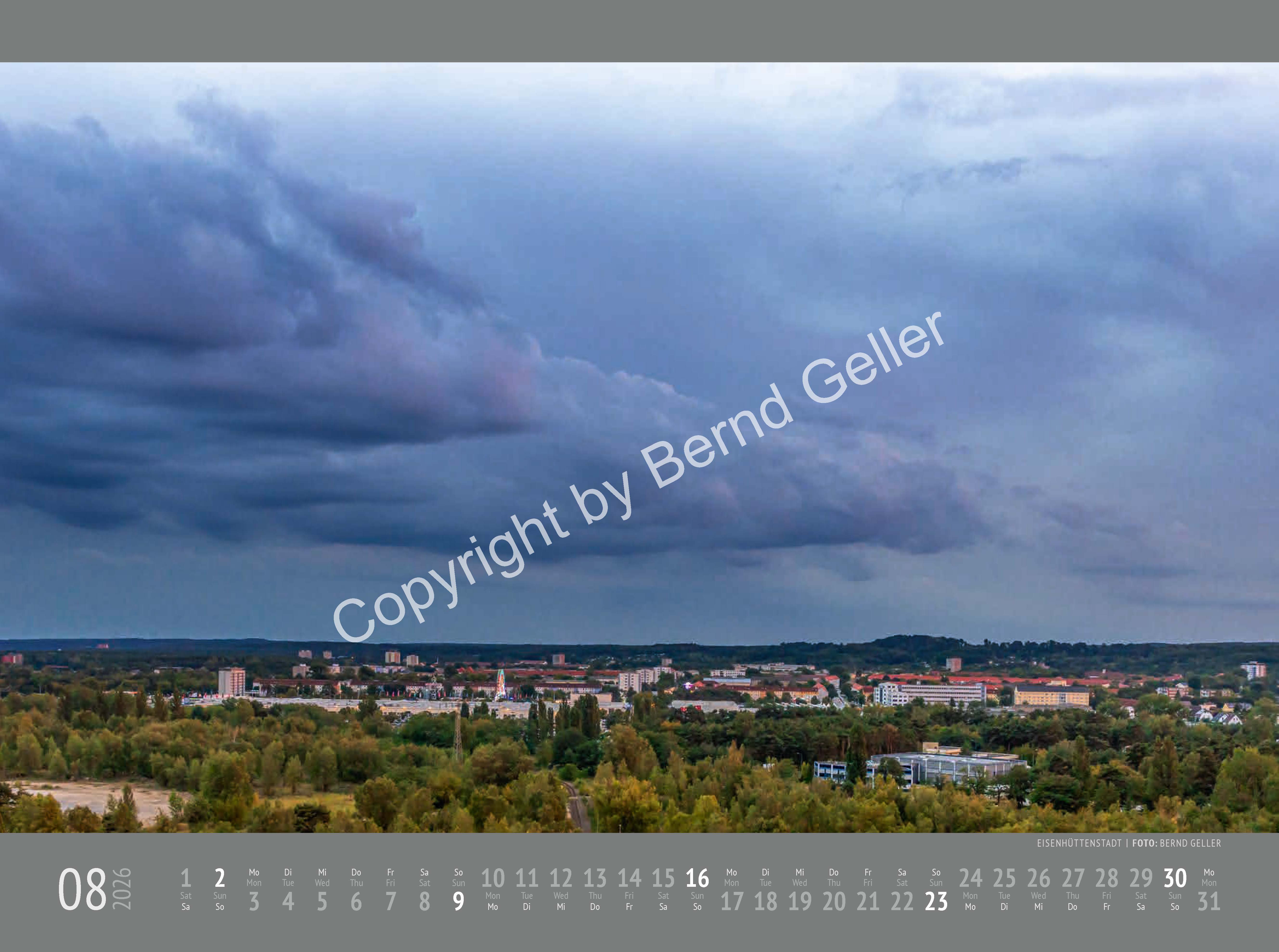 Kalender von Bernd Geller 2024 Eisenhüttenstadt