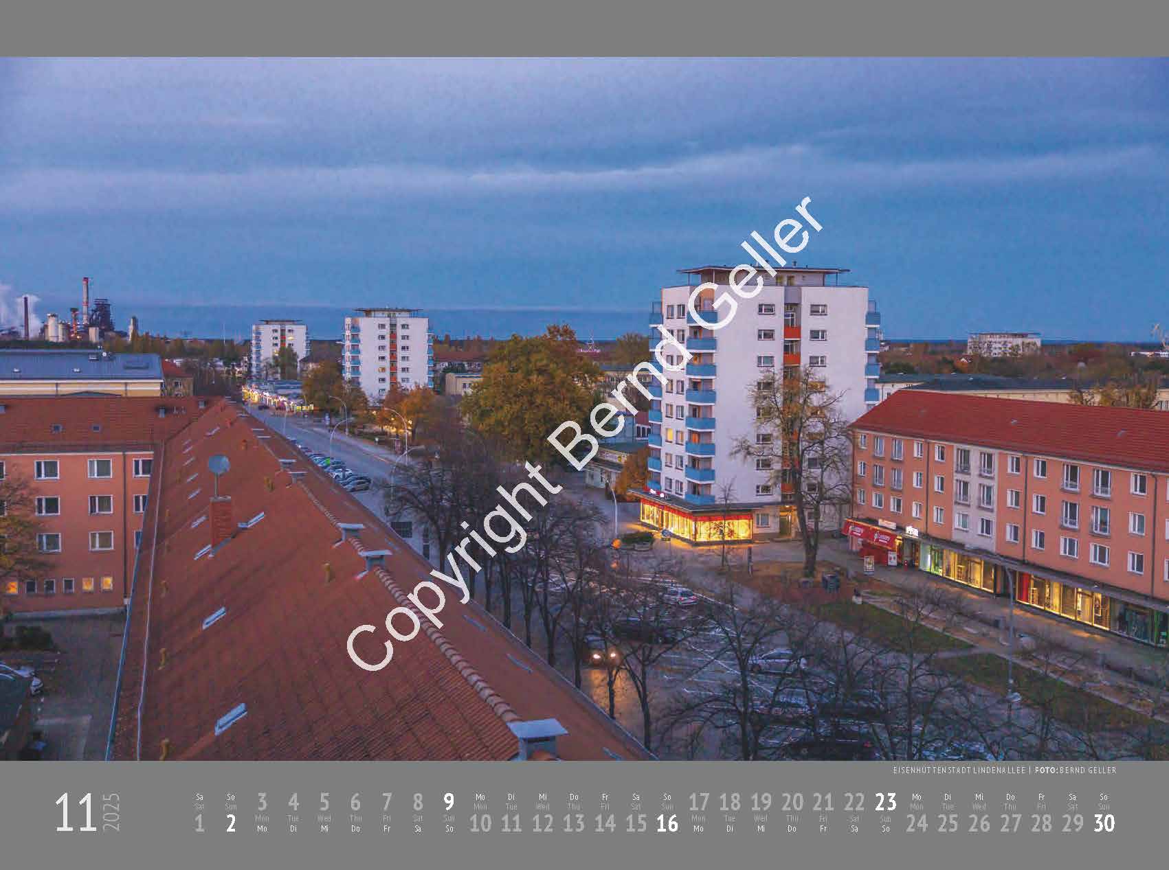 Kalender von Bernd Geller 2024 Eisenhüttenstadt